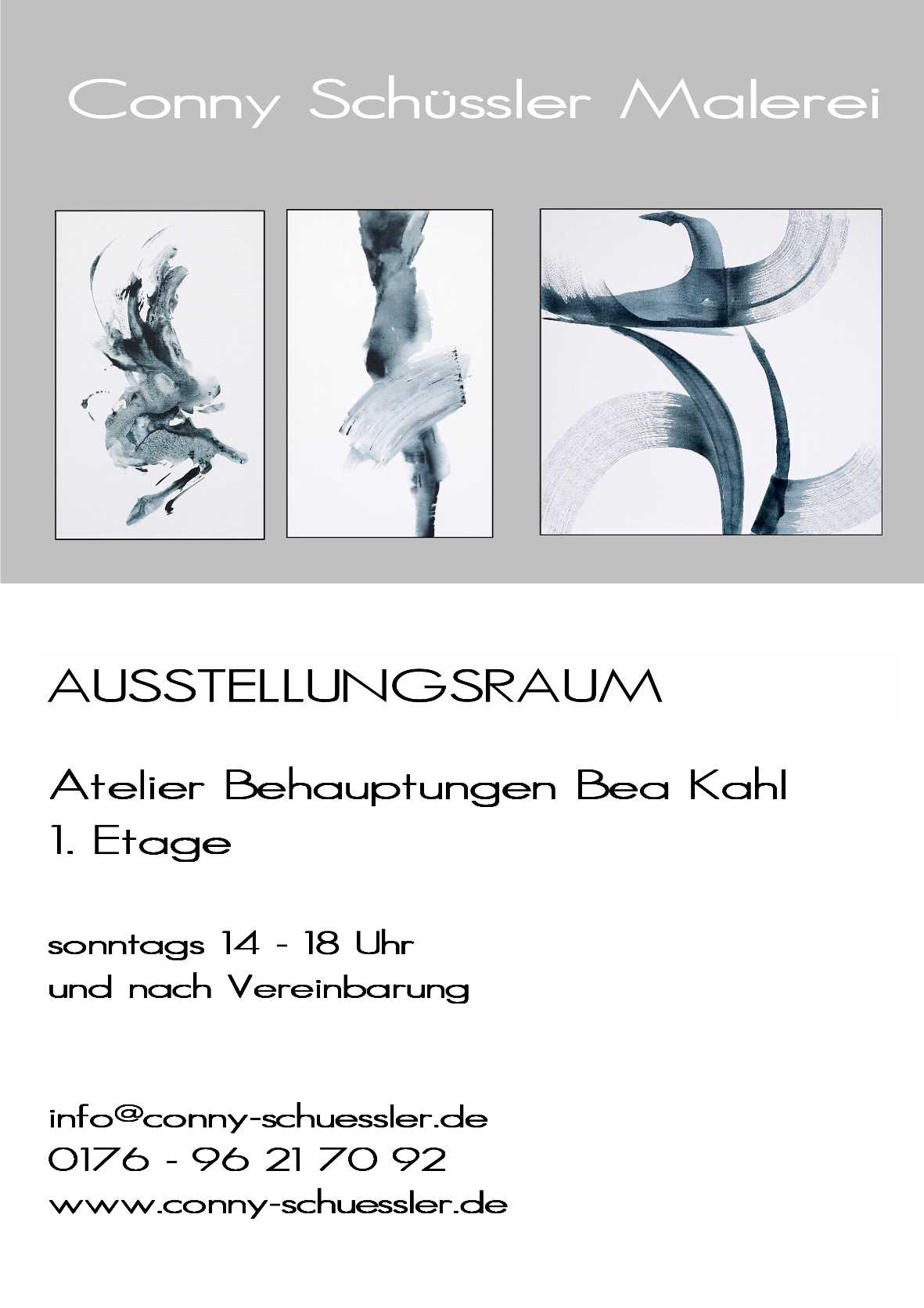 Plakat Ausstellungsraum NEU